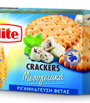 Μεσογειακά Crackers με Φέτα κ Ρίγανη Elite (105g)