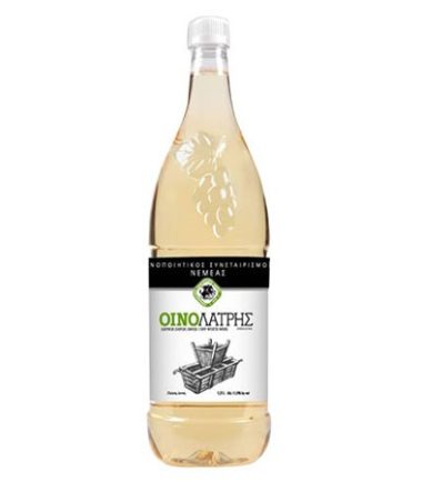 Κρασί λευκό ξηρό Οινολάτρης (1,5L)