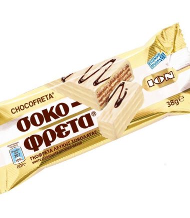 Σοκοφρέτα λευκή σοκολάτα Ίον (38gr)