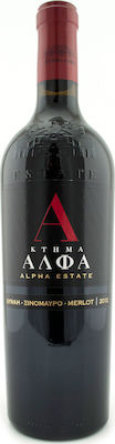 Κρασί Ερυθρό Ξηρό Χελώνες Κτήμα Αλφα (750ml)