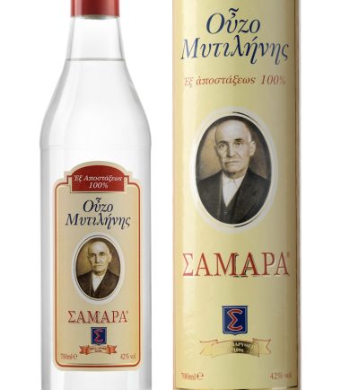 Ούζο κόκκινο Μυτιλήνης Σαμαρά (700ml)