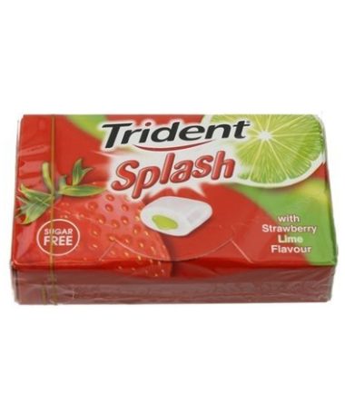 Τσίχλα splash straw lemon Trdient