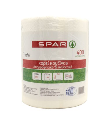 Ρολό Χαρτί Κουζίνας Λευκό SPAR (765gr)