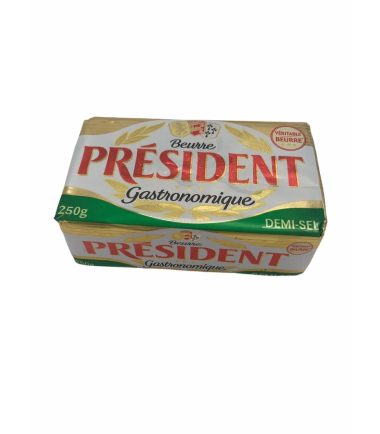 Bούτυρο αλατισμένο σε αλουμινόχαρτο President (250gr)