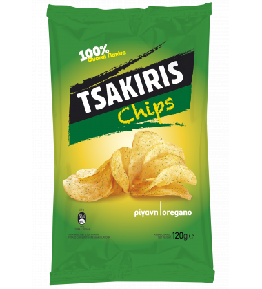 Πατατάκια oregano Τσακίρης (120gr)