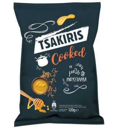 Πατατάκια χειροποίητα με μέλι και μουστάρδα Τσακίρης (120gr)