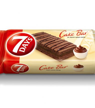 Κεϊκ cocoa cake bar με επικάλυψη κακάο 7 Days (32gr)