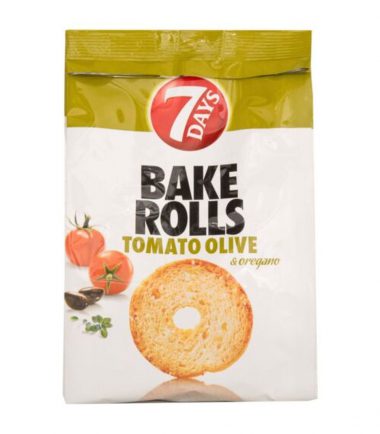 Bake Rolls Ντομάτα Ελιά 7 Days (160 g)
