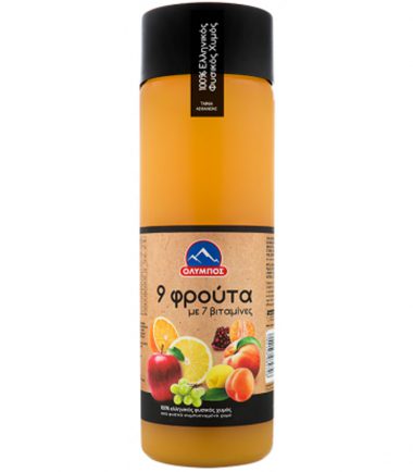 Φυσικός χυμός 9 φρούτων Όλυμπος (250ml)
