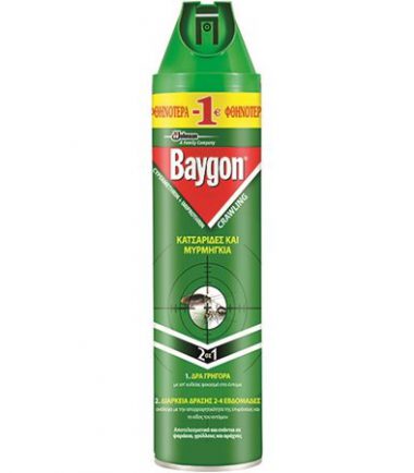 Spray εντόμων Baygon (400ml) -1,00€