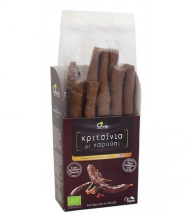 Κριτσίνια με χαρούπι Bio (120gr)