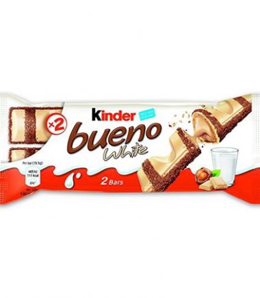 Γκοφρέτα με γάλα και πραλίνα Kinder Bueno white (39gr)
