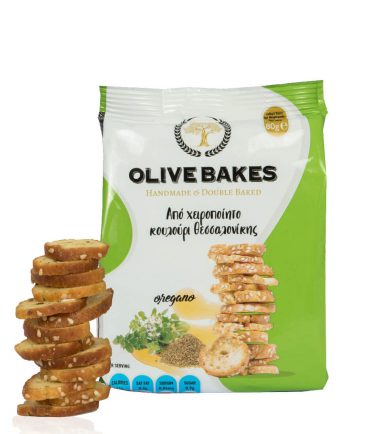 Παξιμαδάκια με γεύση ρίγανη Olive Bakes (80gr)