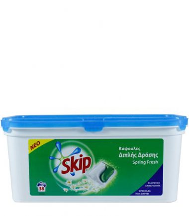 Κάψουλες πλυντηρίου spring fresh Skip (38 μεζ)