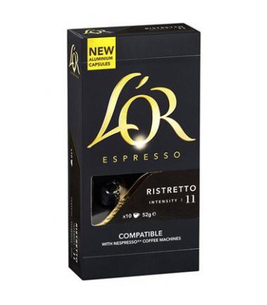 Espresso κάψουλες ristretto Lor (10x5,2gr)