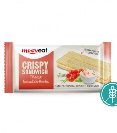 Καλαμπογκοφρέτα CRISPY SANDWICH MOOVeat με τυρί, τομάτα &  μυρωδικά 26gr