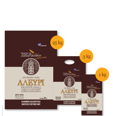 Αλεύρι πολυτελείας λευκό παλαιού τύπου Ζεαχαϊκή (1kg)