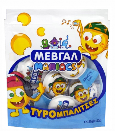 Τυρομπαλίτσες Maniacs Μεβγαλ (6x20gr)