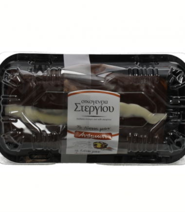 Κέικ ανάμικτο με επικάλυψη σοκολάτας Στεργίου (500γρ)