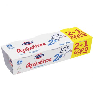Γιαούρτι Αγελαδίτσα 2% Φάγε (3x200gr) 2+1 δώρο