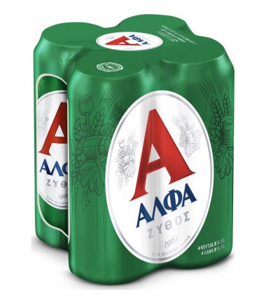 Μπύρα κουτί Άλφα (4x500ml)