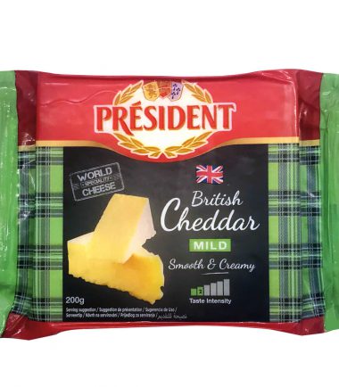 Τυρί cheddar President (200gr)