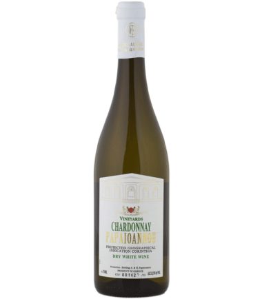Κρασί λευκό ξηρό Chardonnay Παπαϊωάννου (750ml)