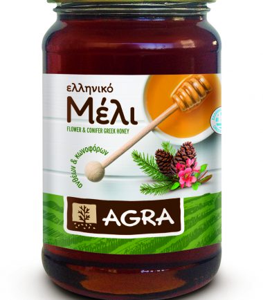 Ελληνικό μέλι ανθέων & κωνοφόρων AGRA (454gr)