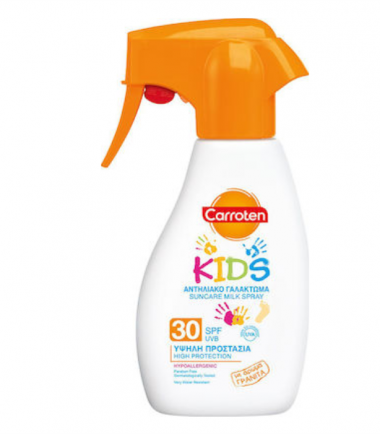 Carroten 200ml Kids Milk Spray Trigger SPF30