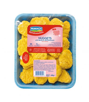 Νuggets κοτόπουλο Μιμίκος (480gr)