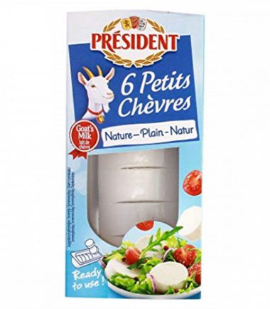 Κατσικίσιο τυρί petit chevres President (6 τεμ)