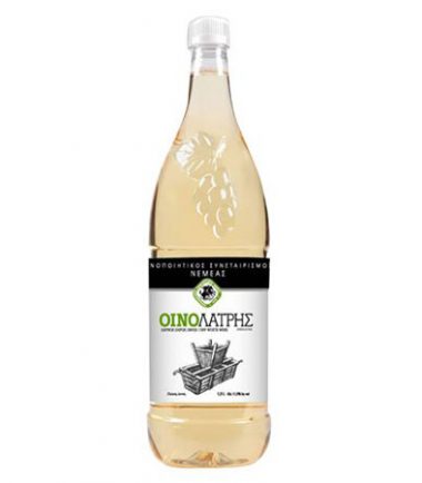 Κρασί λευκό ξηρό Οινολάτρης (1,5L)