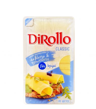 Τυρί σε φέτες 14% λιπαρά classic Dirollo (175gr)