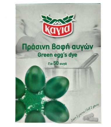 Πράσινη βαφή αυγών