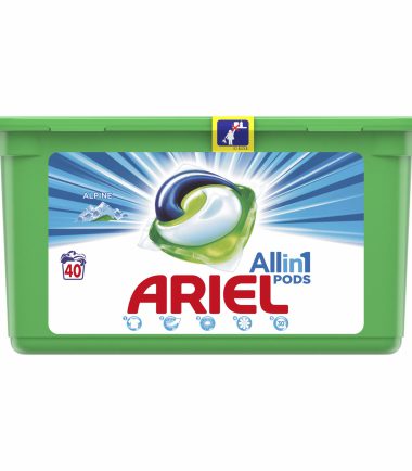 Κάψουλες πλυντηρίου ρούχων All for 1 Alpine Ariel (40τεμ)