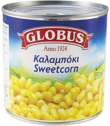 Καλαμπόκι Κονσέρβα Sweet Corn Globus 340gr