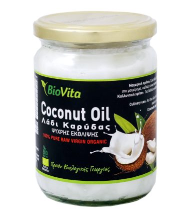 Coconut Oil Raw - Λαδι Καρυδας BIOVITA (500gr)