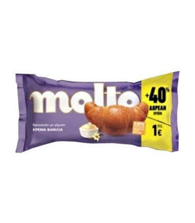 Κρουασάν με γέμιση βανίλια Molto (110gr)