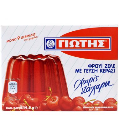 Ζελέ κεράσι χωρίς ζάχαρη Γιώτης (14,3γρ)