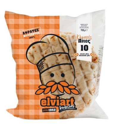 Πίτες για Σουβλάκια 16cm 10τμχ ELVIART (700gr)