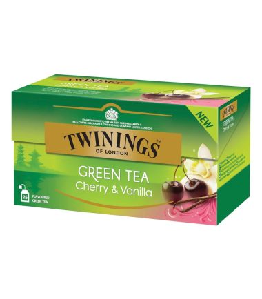 Τσάι Πράσινο Cherry & Vanilla TWININGS (25φακ x 1,7gr)