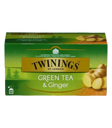 Τσάι Πράσινο Ginger TWININGS (25φακ x 1,6gr)