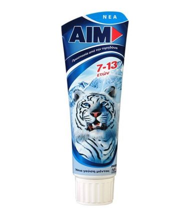 Οδοντόκρεμα 7-13 Ετών AIM (75ml)