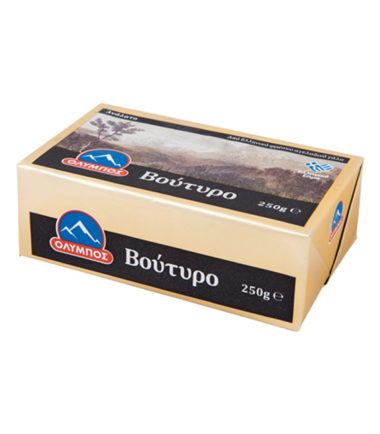 Βούτυρο πλάκα 82% λιπαρά ΟΛΥΜΠΟΣ (250gr)