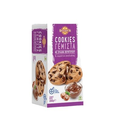 Cookies Γεμιστά με Πραλίνα Φουντουκιού & Κομμάτια Σοκολάτας ΒΙΟΛΑΝΤΑ (200gr)