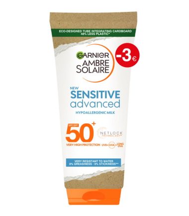 Αντηλιακό Γαλάκτωμα SPF50 AMBRE SOLAIRE Sensitive Advanced (200ml) (-3€)