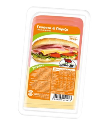 Πάριζα & Τυρί Γκούντα σε φέτες (7+7) PALADIN (280gr)