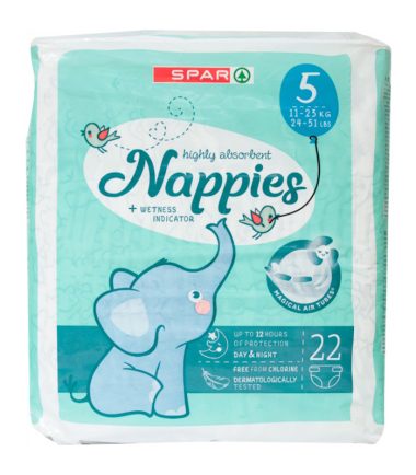 Πάνες Νο5 11-23Kg SPAR (22τεμ)