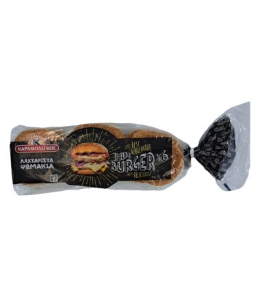 Ψωμί για Burger ΚΑΡΑΜΟΛΕΓΚΟΣ 6τεμ (480γρ)