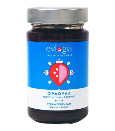 Μαρμελάδα Φράουλα Χωρίς Προσθήκη Ζάχαρης EVLOGIA (280gr)
